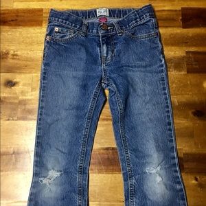 Children’s Place Distressed Bootcut Jeans Girls 8